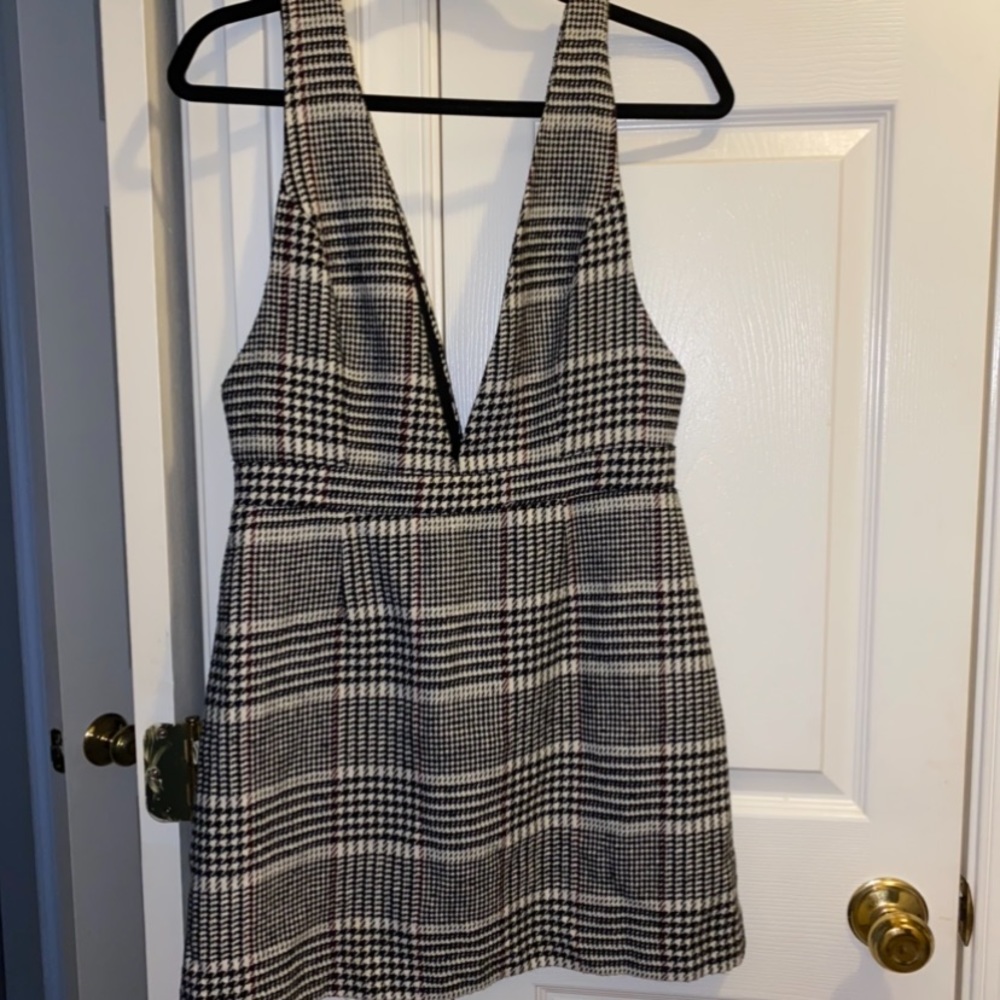 Plaid jumper/dress
